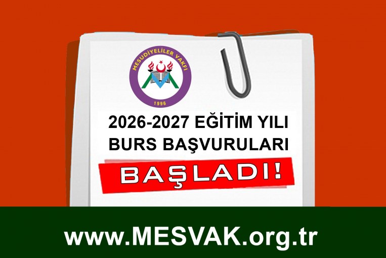 2026-2027 Eğitim Yılı Burs Başvurularımız Başlamıştır...